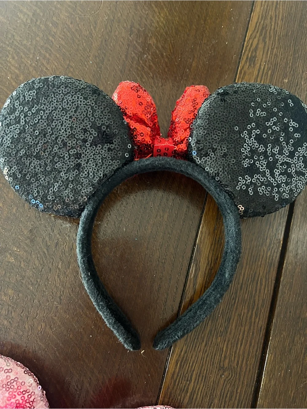 Disney Minnie Mouse Headband with Bow set